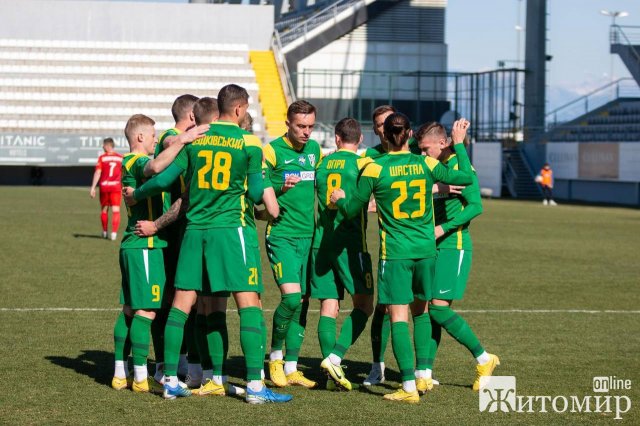Житомирське "Полісся" вибороло перемогу над рівненським "Вересом"