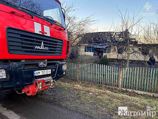 Подробиці пожежі у селі Житомирської області, де загинули двоє діток. ФОТО. ВІДЕО