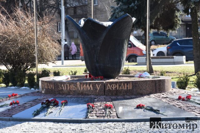 У Житомирі вшанували учасників бойових дій на території інших держав
