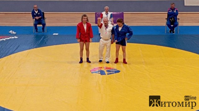 Житомирська спортсменка виборола дві золоті медалі на Кубку світу з самбо. ФОТО