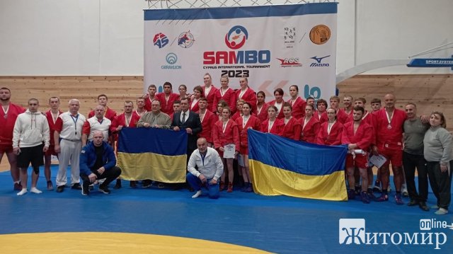 Житомирська спортсменка виборола дві золоті медалі на Кубку світу з самбо. ФОТО