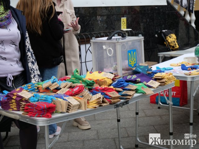 На Михайлівській в Житомирі відбулась «Акція на підтримку дітей з синдромом Дауна». ФОТО