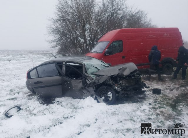 На Житомирщині зіштовхнулись Hyundai та Renault: травмувалися троє людей, серед них – 9-річна дитина