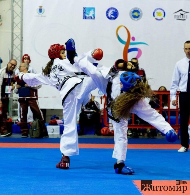 Житомирські таеквондисти вибороли золото на чемпіонаті Європи