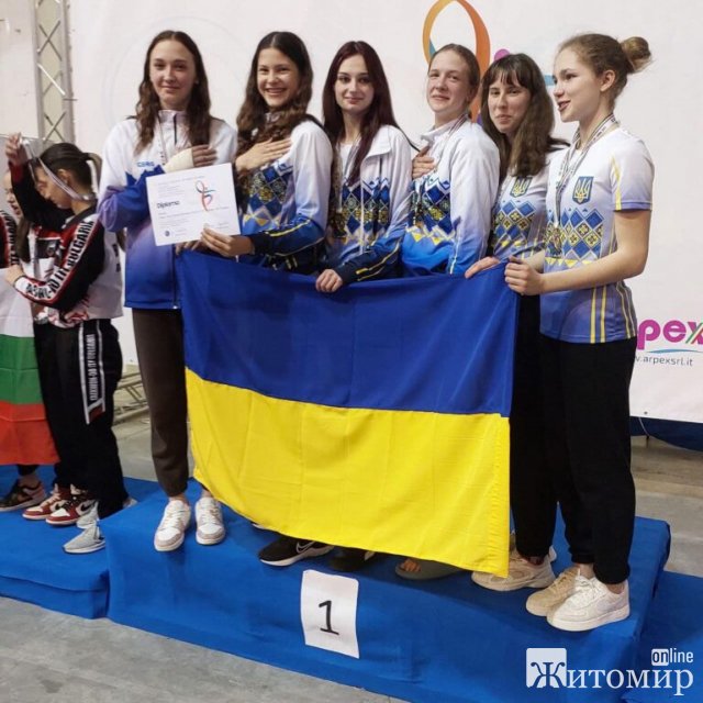 Житомирські таеквондисти вибороли золото на чемпіонаті Європи