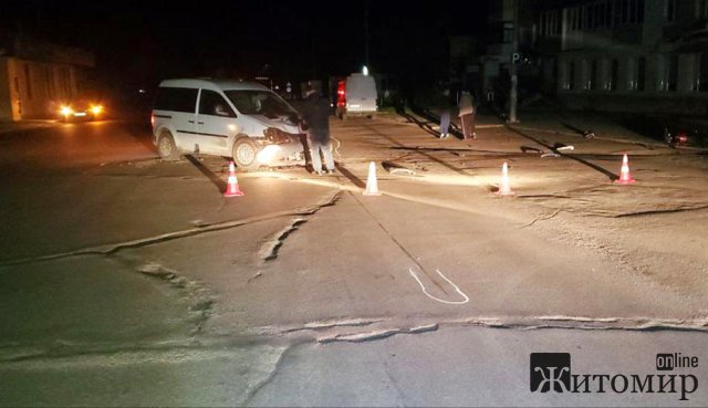 ДТП у Коростені: травмовані двоє 16-річних хлопців. ФОТО