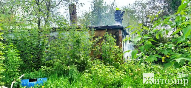 Минулої доби в Житомирській області рятувальники ліквідували 10 пожеж. ФОТО