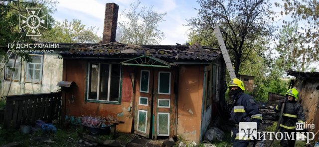 Минулої доби в Житомирській області рятувальники ліквідували 10 пожеж. ФОТО