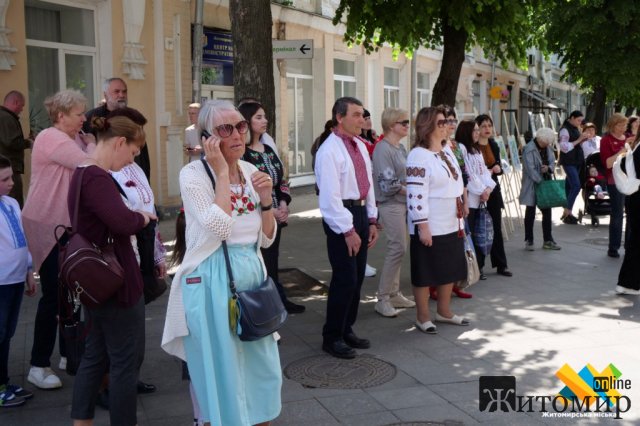 День вишиванки у Житомирі. ФОТО