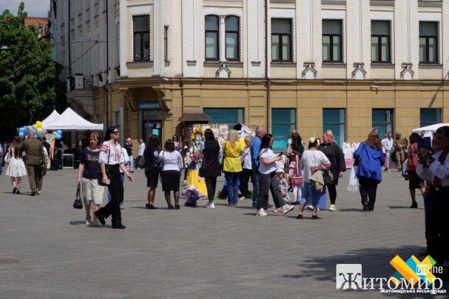 День вишиванки у Житомирі. ФОТО