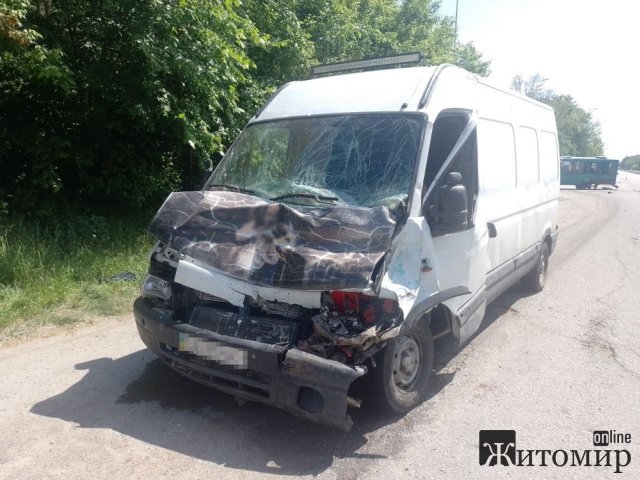 Подробиці ДТП на трасі Житомир-Бердичів за участі маршрутки та мікроавтобуса. ФОТО