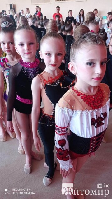 Житомирські гімнастки вибороли призові місця на всеукраїнських змаганнях