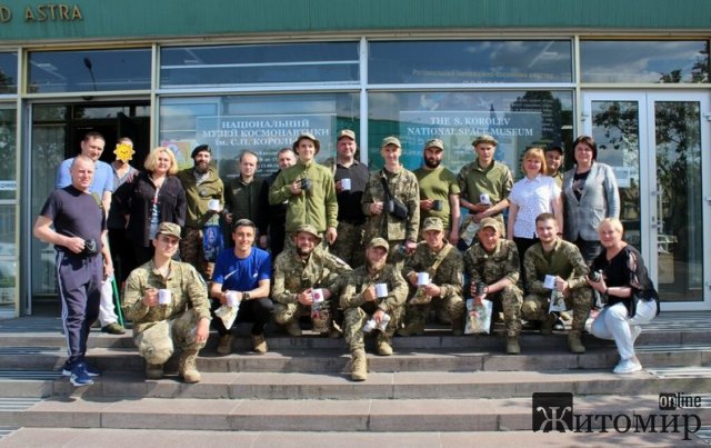 У Житомирі започатковують екскурсії для військових, які лікуються у шпиталі. ФОТО