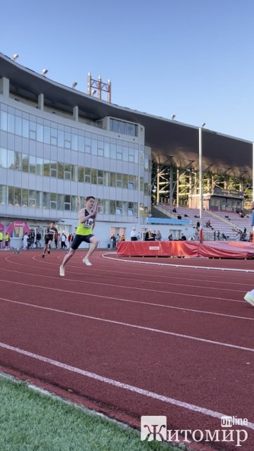 Легкоатлети Житомирщини посіли почесні місця на Командному чемпіонаті України з легкої атлетики
