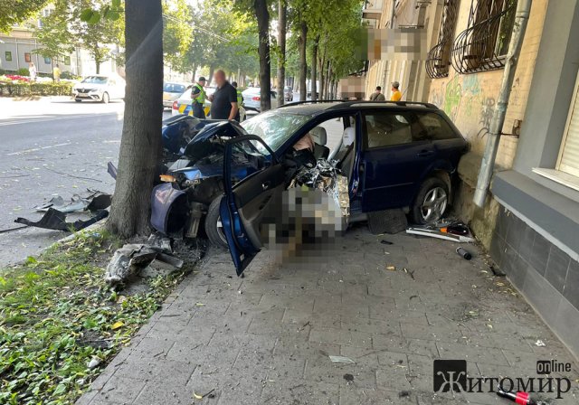 Подробиці ДТП на Київській в Житомирі: одна людина загинула, інша в лікарні. ФОТО