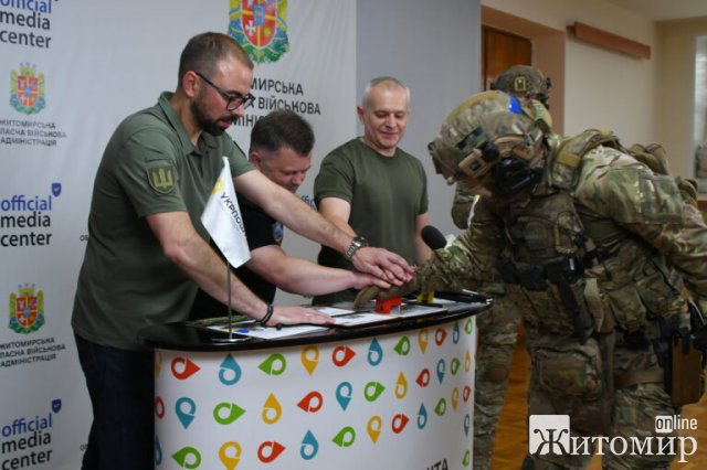 У Житомирі відбулося спецпогашення нової марки Укрпошти. ФОТО