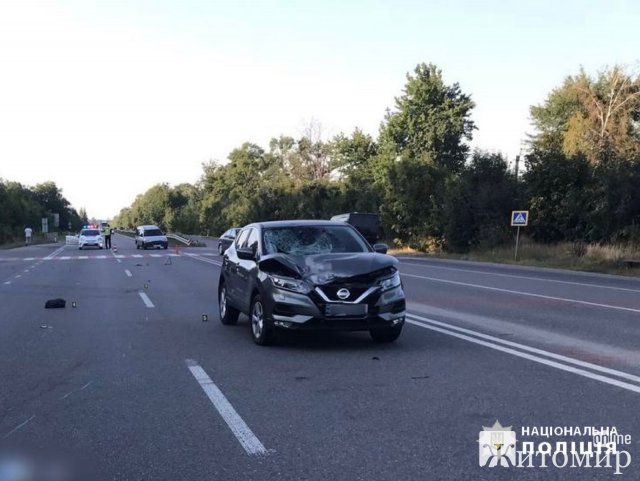 У Вінниці Nissan на смерть збив 28-річного жителя Житомирщини. ФОТО