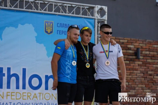 Триатлоністи Житомирщини здобули призові медалі на чемпіонаті України з триатлону на спринтерській дистанції