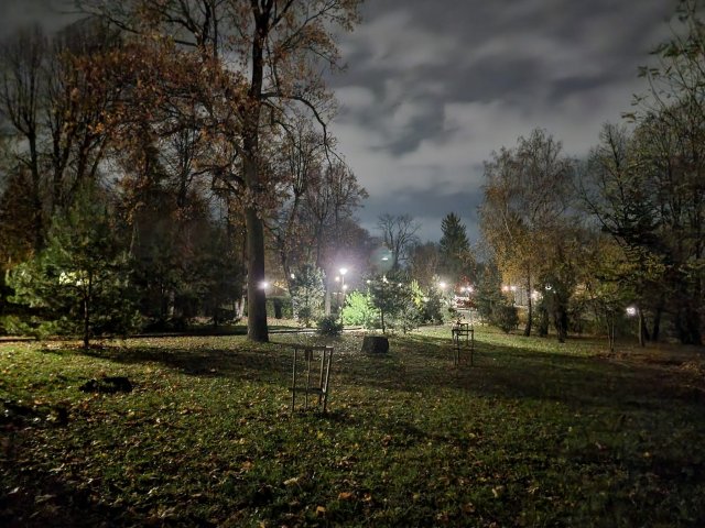 Вечірній Шодуарівський парк у Житомирі. ФОТО