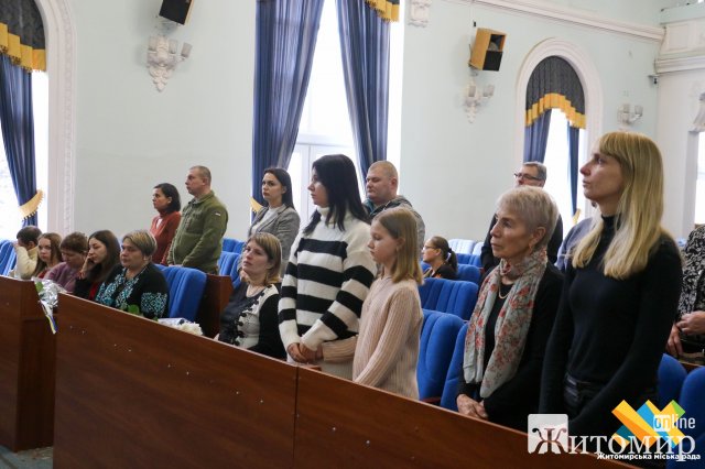 У Житомирі рідним загиблих Героїв передали ордени «За мужність» III ступеня. ФОТО