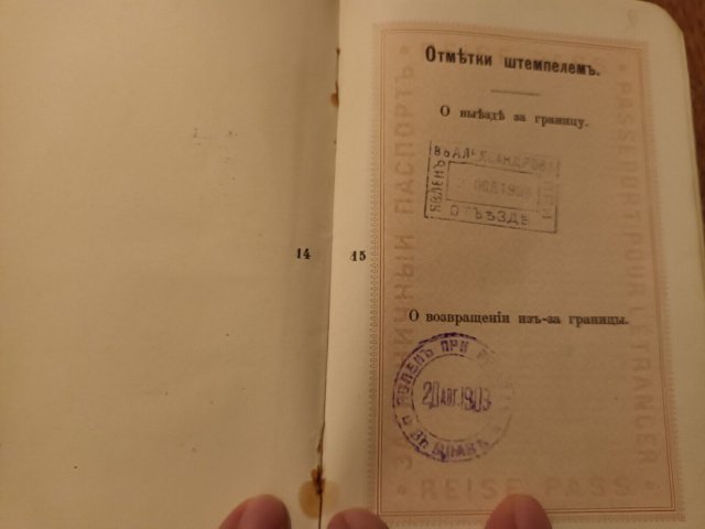 Яким був у 1900-х роках закордонний паспорт у житомирянина