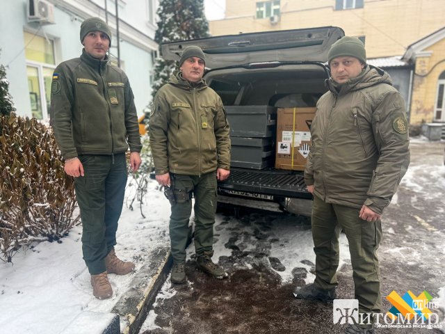 У Житомирі військовим передали техніки на понад мільйон гривень. ФОТО