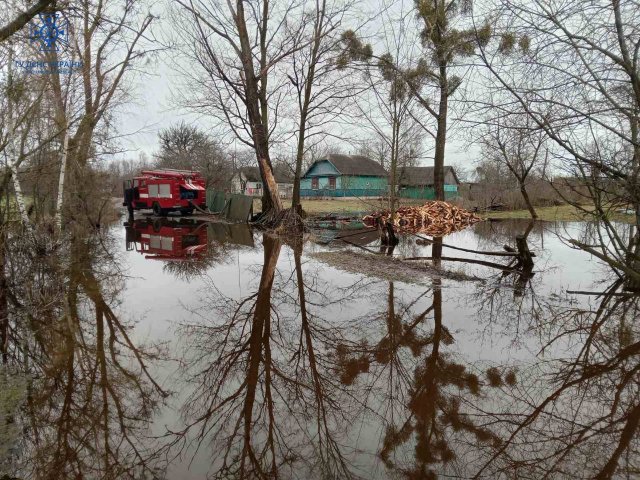 На Житомирщині рятувальники відкачали понад 500 кубометрів води з подвір’я та підвалів будинків