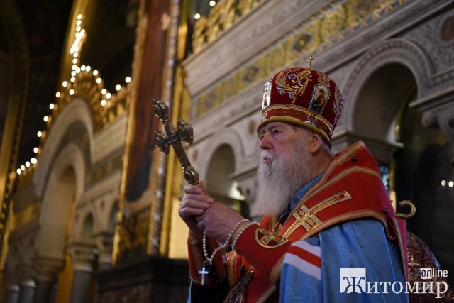 Патріарх Філарет помолився за упокій душ Героїв Небесної сотні