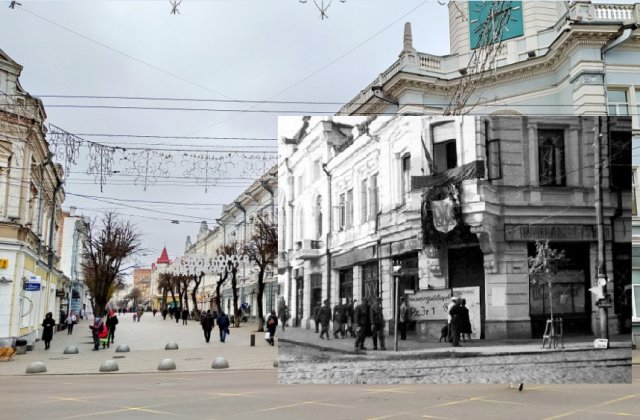 Перехрестя В.Бердичівської та Михайлівської у Житомирі у 1942 році