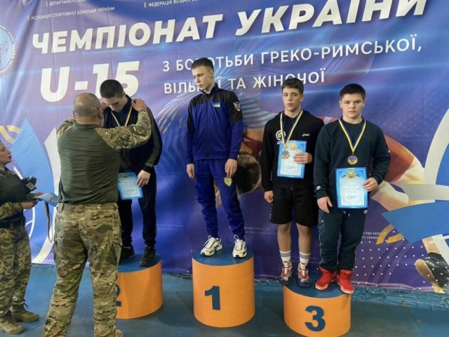 Борці з Житомирщини вибороли нагороди на чемпіонаті України з греко-римської боротьби