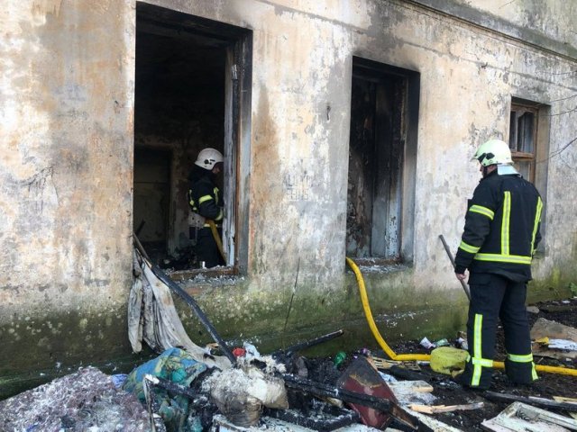 Неподалік Михайлівського собору в Житомирі сталася пожежа. ФОТО