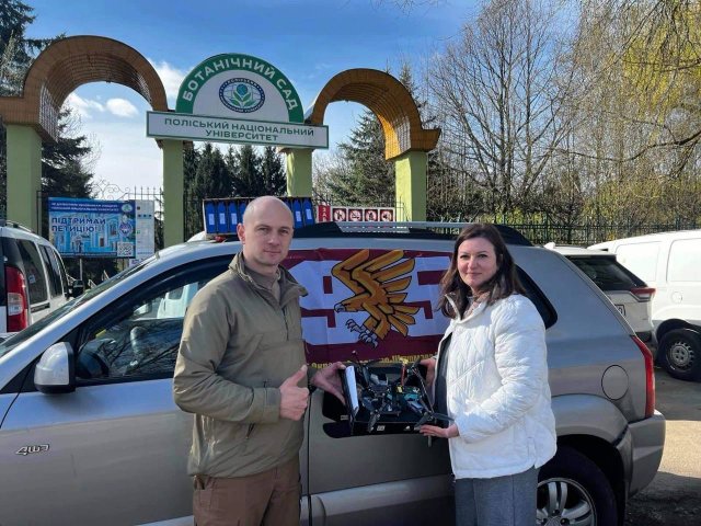 У житомирському ботанічному саду встановили пам’ятний знак 95-ї бригади