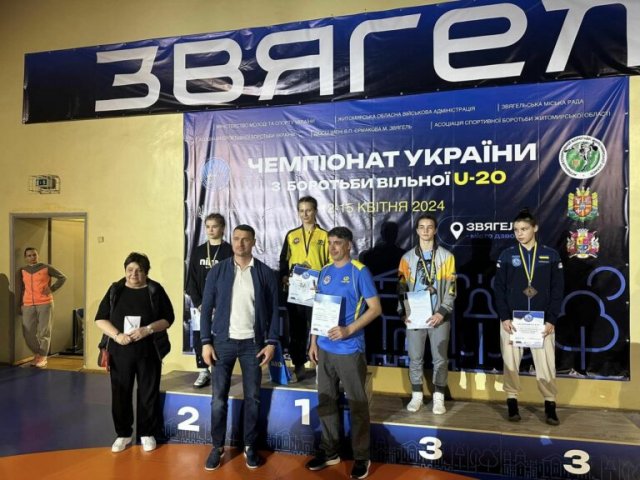Спортсмени Житомирщини стали переможцями чемпіонату України з вільної боротьби 