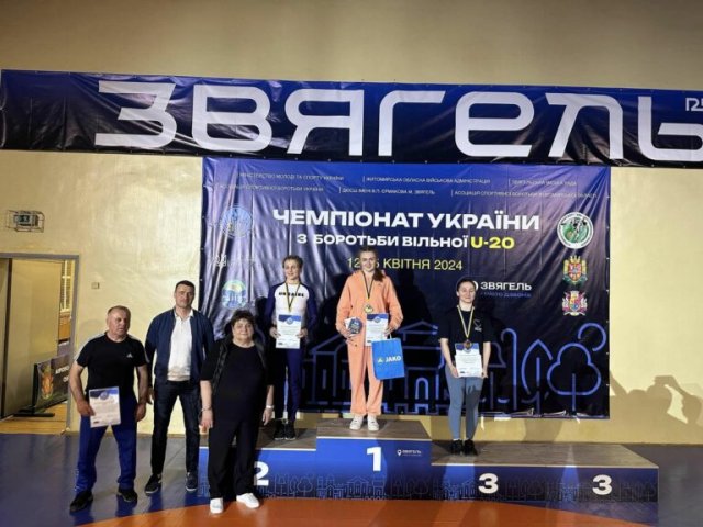 Спортсмени Житомирщини стали переможцями чемпіонату України з вільної боротьби 