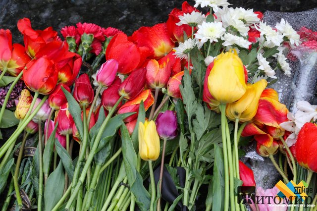 У Житомирі покладанням квітів відзначили 38 роковини Чорнобильської катастрофи