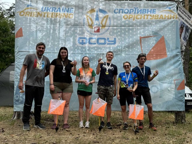 Житомирські спортсмени здобули 8 нагород на відкритому чемпіонаті області зі спортивного орієнтування Granit Race-2024