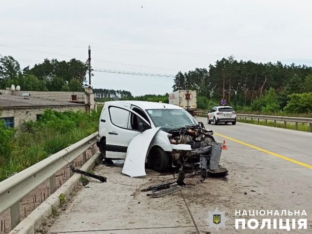 На Житомирщині поліція розпочала розслідування двох ДТП на трасі Київ-Чоп