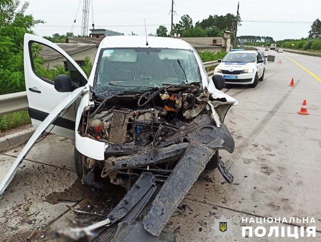 На Житомирщині поліція розпочала розслідування двох ДТП на трасі Київ-Чоп
