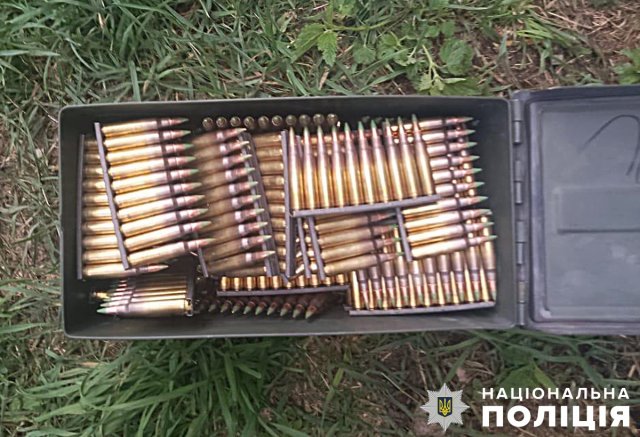 У сімейного дебошира на Житомирщині поліцейські виявили понад пів тисячі набоїв