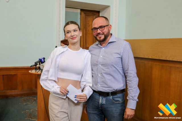 У Житомирі відбулося вручення стипендії обдарованій молоді. ФОТО