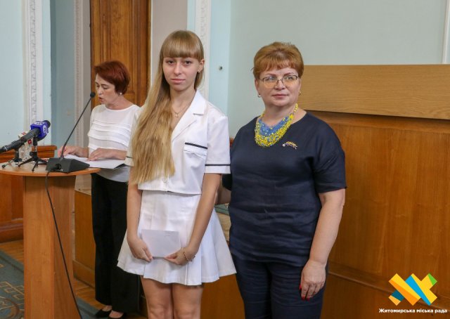 У Житомирі відбулося вручення стипендії обдарованій молоді. ФОТО