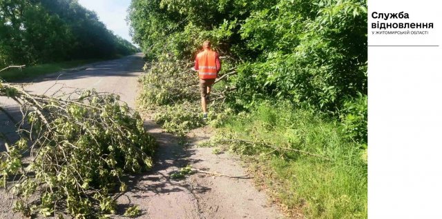У Житомирській області на дорогах державного значення ліквідовують наслідки негоди та вибоїни