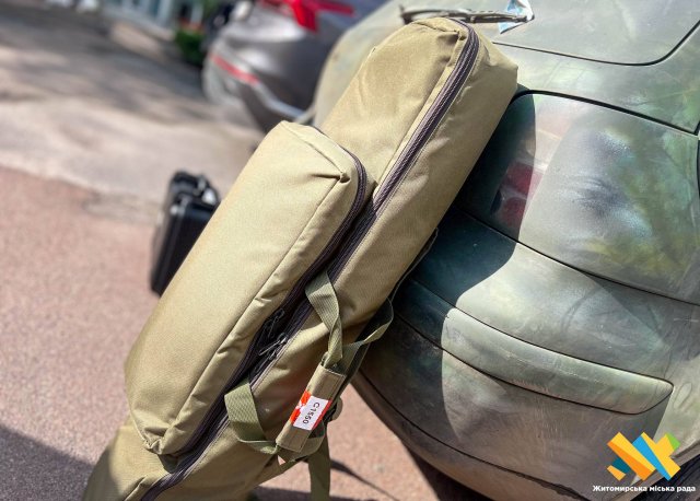 Від Житомира 116 бригада отримала портативний радіоелектронний засіб протидії безпілотникам