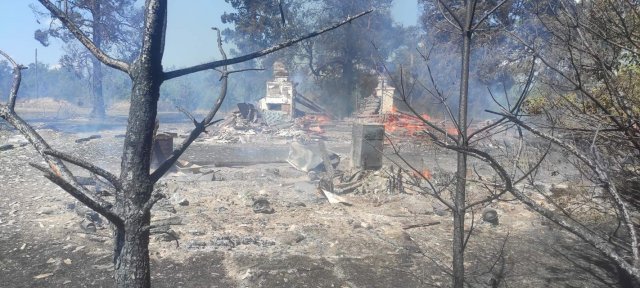 На півночі Житомирщини сталася масштабна пожежа. ФОТО