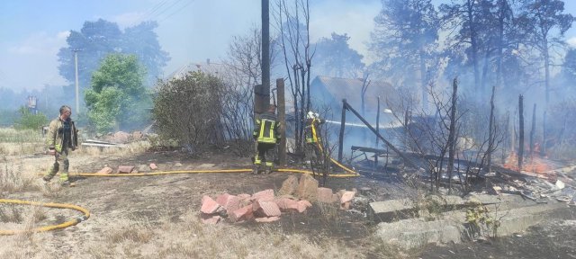 На півночі Житомирщини сталася масштабна пожежа. ФОТО
