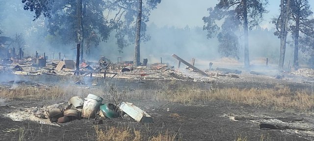 На півночі Житомирщини сталася масштабна пожежа. ФОТО