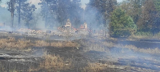 На півночі Житомирщини сталася масштабна пожежа. ФОТО