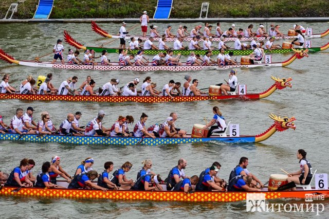 Житомиряни у складі збірної стали переможцями на чемпіонаті Європи з веслування на човнах «Дракон»