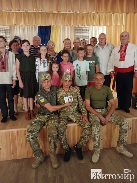 Житель Малинщини отримав "Золотий хрест" Головнокомандувача ЗСУ