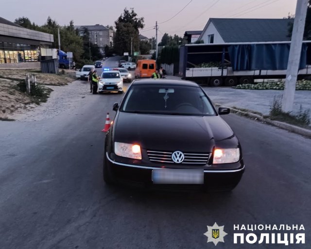 У Звягелі Volkswagen наїхав на 7-річну дитину. ФОТО
